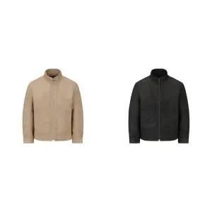 [앤드지](타임스퀘어점패션관) ANDZ 인조 스웨이드 트러커형 하이넥 점퍼 BZSG1JJS1101 2종택1