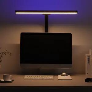 덱스탑 구즈넥 와이드 LED 그라디언트 스탠드 라이트 독서등 책상조명