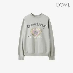 [듀엘링](하남점) 더블하트 그래픽 오버핏 스 셔츠 MG_D254MSM105