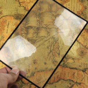 페이지 대형 돋보기, 페이지 유리 보조 , 확대경 , A5