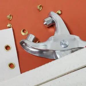 심 포함 아일렛 펀칭기 4MM 펀치 금속핀 천공 타공