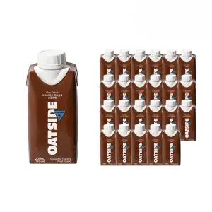 오트사이드 초콜릿맛 두유 귀리음료 오트밀크 200ml 24개 저당 비건 유당불내증