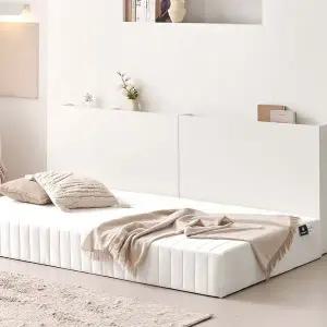 [상일리베가구] 하루옆 침대 사이드 선반 높은 틈새 수납장 1000