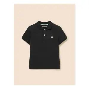 매장정품 [빈폴키즈] 피케 카라 반소매 티셔츠 블랙 (BI6242UE35) 244215