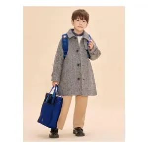 매장정품 [빈폴키즈] 코어 체크 보조가방 블루 (BI51D4U11P) 244557