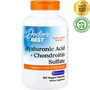 닥터스베스트 히알루론산 콘드로이친  180정 비건 Hyaluronic Acid Chondroitin Sulfate