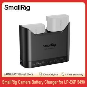 SmallRig LP-E6P 2시간 듀얼 슬롯 카메라 배터리 충전기 (캐논 EOS R6 Mark III 용)