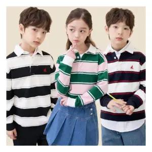 매장정품 [빈폴키즈] 26SS 럭비 스트라이프 긴소매 티셔츠 (3종 택1) 244380