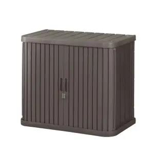 코스트코 아이리스 야외용 보관함, 브라운 높이 80cm