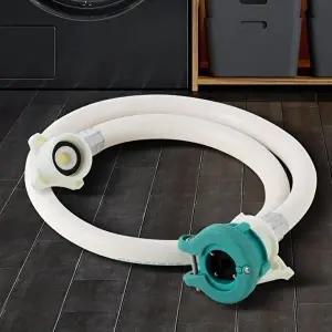 세탁기호스1M 급수호수 물호스 세탁연결 줄 캡 삼성 (KYR-WE9182B)