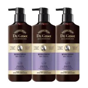 닥터그루트샴푸 탈모샴푸 힘없는모발용 400ml 3개