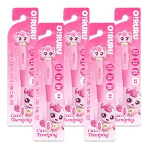 프린세스 캐치티니핑 오루루 피규어칫솔 하츄핑 5개