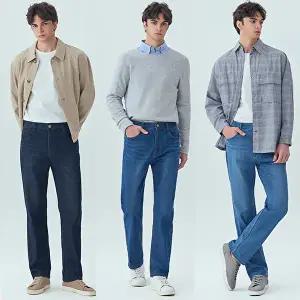 [뱅뱅]26SS 봄 남성 라이크라 스트레이트 데님 3종