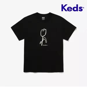 KEDS 튤립 티셔츠_KD2RSG2106FBLK