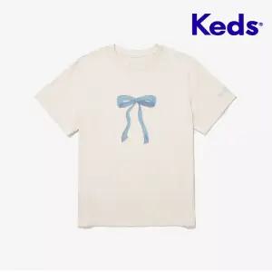 [KEDS X JM] 리본 티셔츠_KD2RSG2J01FCRM