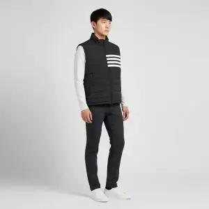 [톰브라운] 남성 사선 패딩 베스트 차콜 MVD024X 07259 015 152300605