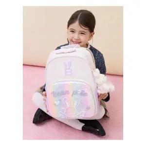 매장정품 [빈폴키즈] 투명몰드 빙키 책가방 라이트 퍼플 (BI61D4G01V) 244198