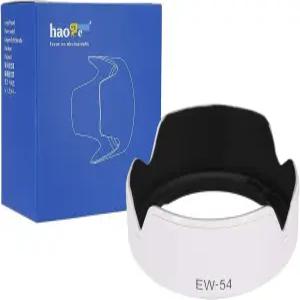 Haoge Bayonet 렌즈 후드 - 캐논 EF-M 18-55mm f3.5-5.6은 EW-54 화이트를 대체하는 STM 렌즈입니다