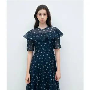 [JJ지고트](신세계 사우스시티)플로럴 프릴 플레어 원피스 GR5A0OP501