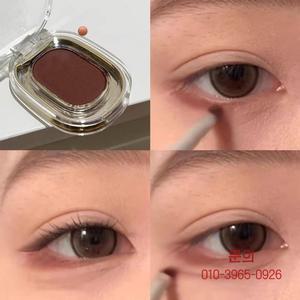 다기능 메이크업 팔레트 매트 초콜릿 붉은빛 갈색 아이섀도우 아이라이너 실크웜 하이퍼 코랄 레드 지속력