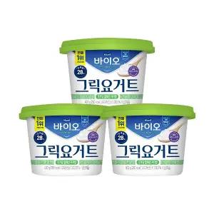 매일 바이오 그릭요거트 무가당 플레인 저지방 400g 3개