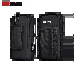 [케이투세이프티] 부착편한 베이직파우치 (블랙) 안전벨트 공구파우치