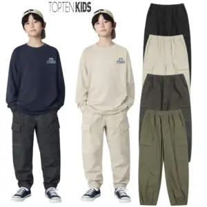 [탑텐키즈](타임스퀘어점패션관)26년 SS 공용) 코튼 카고 조거 팬츠 MKG1PP3012