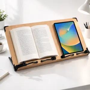 와이드 독서대 대형 태블릿 노트북 겸용 각도조절 수험생 고시생 E0 친환경소재 대량구매