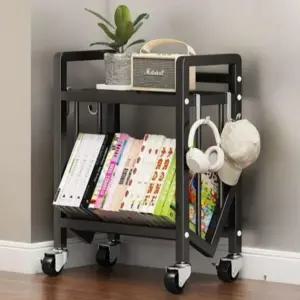 북트레이 북트롤리 북카트 간이 책꽂이 북선반 이동식 수납 틈새 미니 바퀴달린 정리함