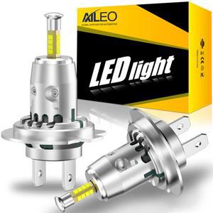 2개 300W 80000LM H7 H4 H11 LED 라이트 3D 자동차 캔버스 H8 9005 HB3 360 터보 헤드램프 무선 6000K