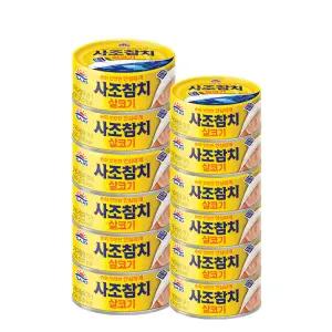사조 살코기 참치 안심따개 100g 6개 + 85g 6개 (12개)
