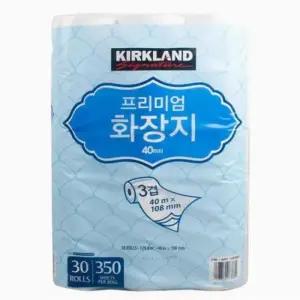 커클랜드 프리미엄 화장지 40m (30롤) [1팩]