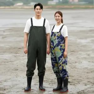 싸파 웨이더 낚시 가슴장화 네이비,카키,밀리터리 컬러/크기 선택형/갯벌 해루질 바지장화/루어낚시 작업용 바지장화 바다낚시 민물낚시