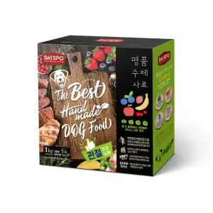데이스포 강아지 습식 수제 사료 관절 피부 체중조절 명품 1kg 1개