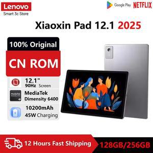 레노버 샤오신 패드 12.1 2025 태블릿 128GB 256GB ROM 미디어텍 디멘시티 6400 12.1인치 90Hz 화면 10200m