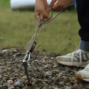 로프라쳇 5M 캠핑 이지스토퍼 천막 텐트 고정로프 끈