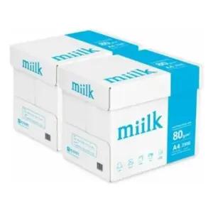 밀크 복사용지 2박스) A4 80g 5000매 (500매x5권