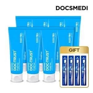 닥스메디 닥트러스트 프로엔프리 유산균 무불소 치약 8개+칫솔 4개