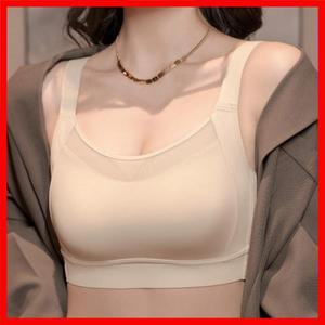 화이트 풀컵 미니마이저 브라 심리스 통기성 사이드 컨트롤 안티-사그 란제리 여름용 울트라 씬 스트랩 속