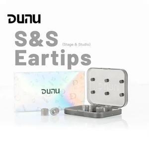 DUNU S&S 스테이지&디오 실리콘 이어팁 L/M/S3쌍 노즐 직경 4-5.5mm용