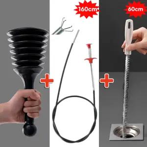 하수구 삼총사 세면대 뚫어뻥 청소 3세트 구성