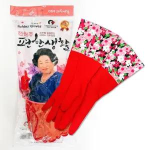 전원주 편한생활 라텍스 기모 고무장갑-10개