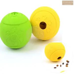 강아지 고무공 소형견 스낵볼 사료넣는 장난감 공 애완견 간식 스넥볼