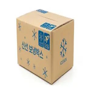 [세화박스] 종이 보냉 택배박스 세화 인쇄 4호 (350x250x190) 20개입 포장