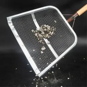 흙 자갈 돌 고르기 거름망 채반 삽 분갈이삽 사각망삽