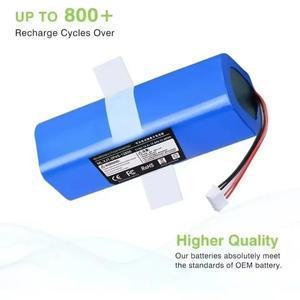 14.4V 9800mAh 로봇 진공 청소기 스위퍼 교체 배터리 (에코백스 X1 오즈모 T5 950 DX9G DLX11-54 용)