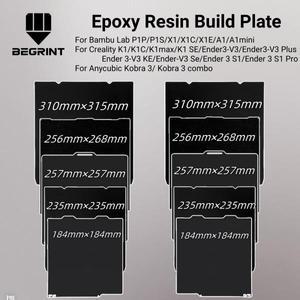 Bambu lab A1 mini용 에폭시 레진 빌드 플레이트 Creality K1C Max Ender-3 V3용 양면 스프링 스틸 시트