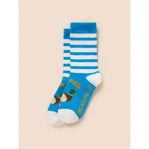 빈폴 키즈 [Print Bakery] 패턴 수면양말 블루 BI49KTU01P 400593