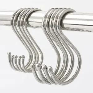 S고리 후크 걸이 스텐 S자 대형 10개 다용도 옷걸이 타공판 행거 S자후크