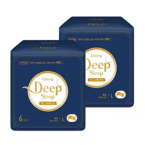 리버티 딥슬립 입는오버나이트 대형 6Px2팩